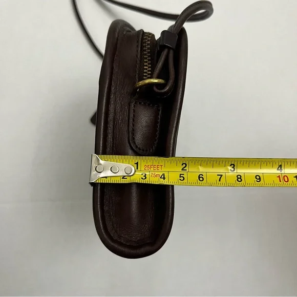 Vintage COACH Abbie Brown Leather Crossbody Bag - Picture 9 of 9